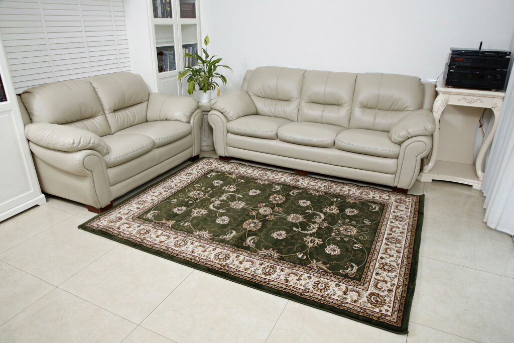 שטיח קלאסי דגם זיגלר ירוק