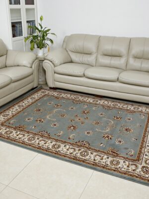 שטיח קלאסי דגם זיגלר תכלת