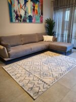 שטיח ברבר אפור לבן זבה 05