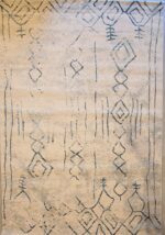 שטיח ברבר אפור לבן כחול 04