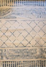 שטיח ברבר אפור לבן כחול 06