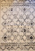 שטיח ברבר שחור לבן 06