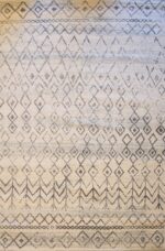 שטיח ברבר שחור לבן 08