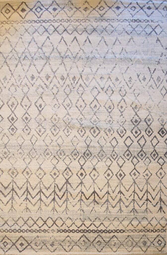 שטיח ברבר שחור לבן 08