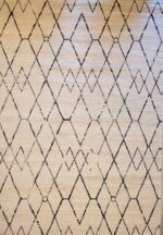 שטיח ברבר שחור לבן 09