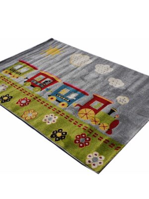 שטיח לחדרי ילידם רכבצ אפור