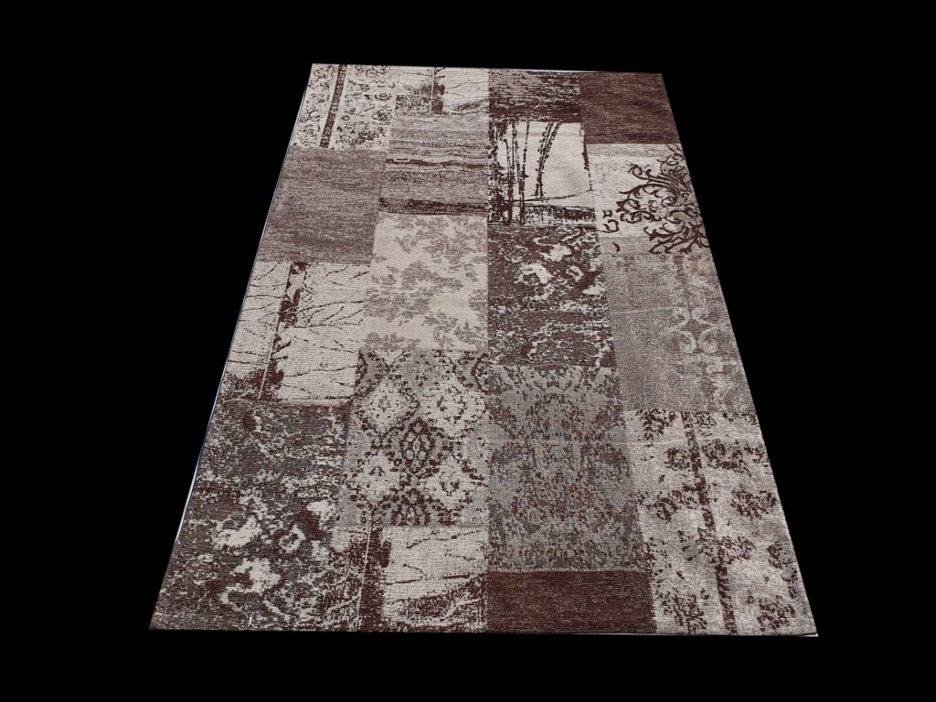 שטיח מעוצב צבע חום (3)