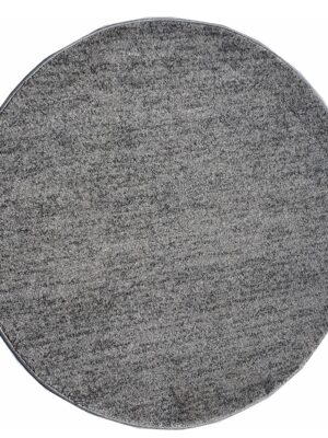 שטיח עגול אפור בהיר