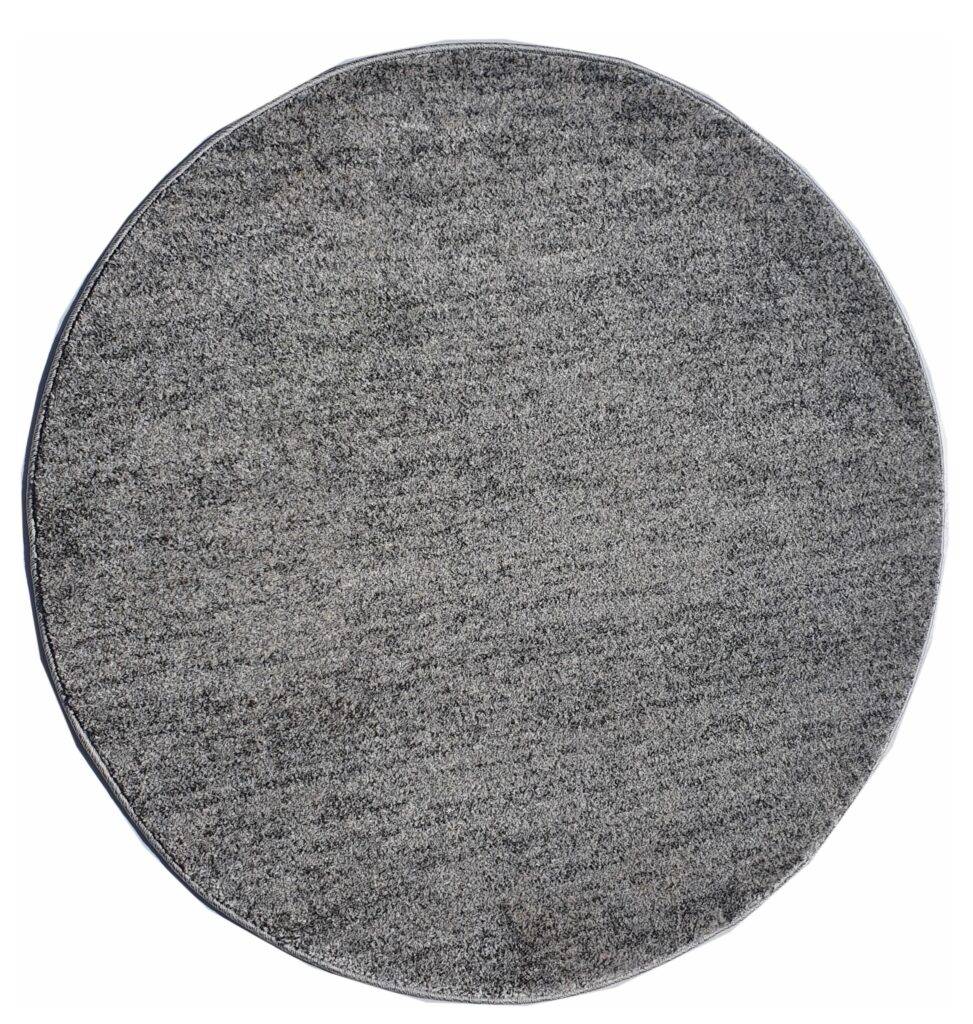 שטיח עגול אפור בהיר