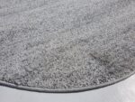 שטיח עגול צבע אפור בהיר