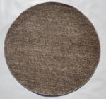 שטיח עגול צבע חום