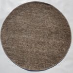 שטיח עגול צבע חום