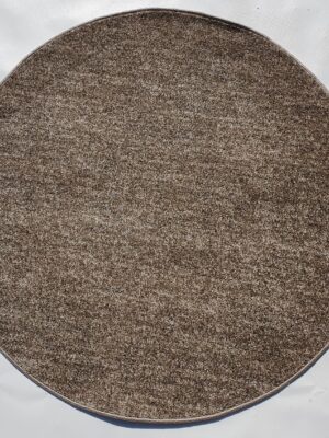 שטיח עגול צבע חום