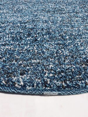 שטיח עגול צבע טורקיז (2)