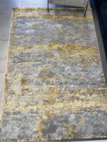 שטיח חרדל אפור